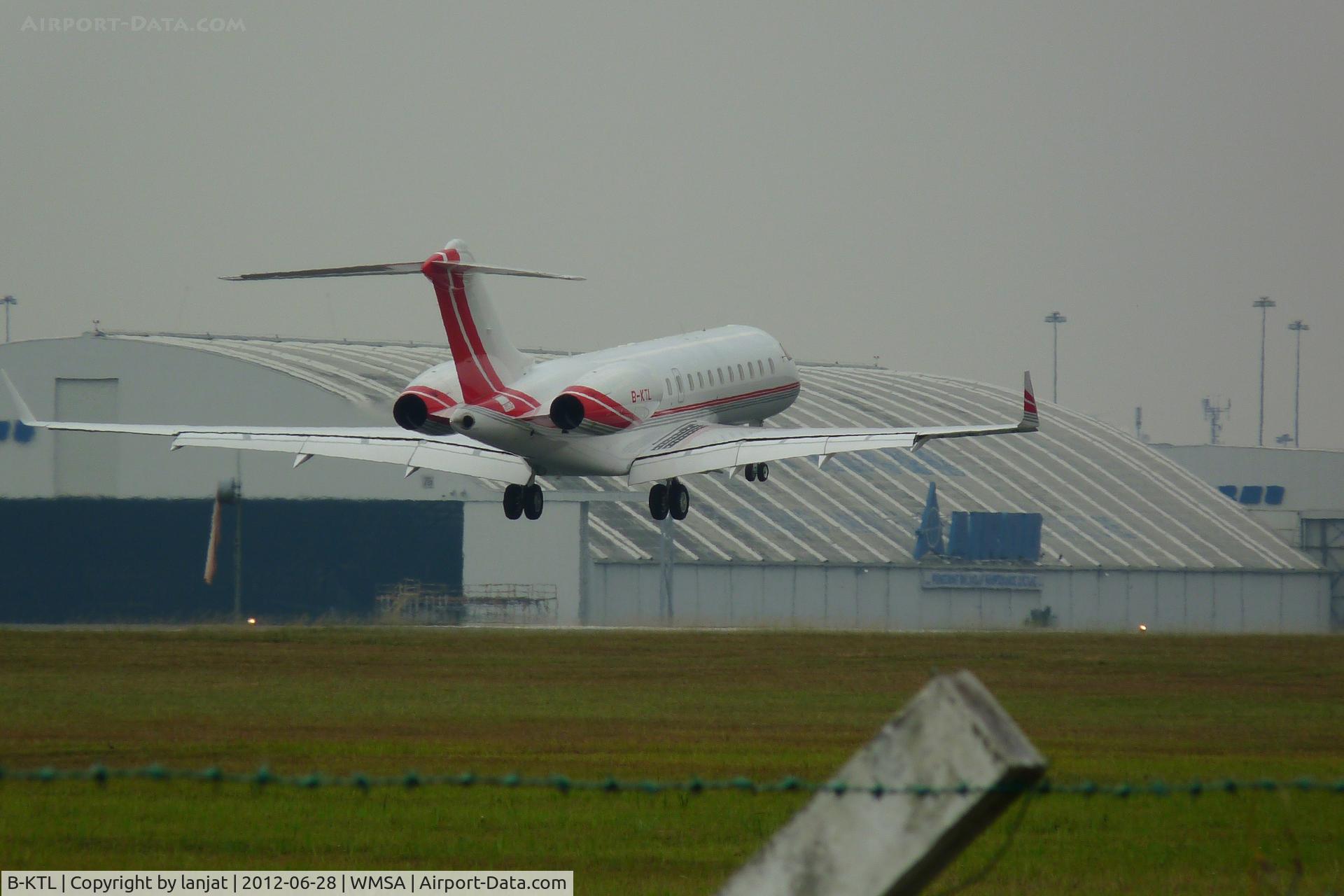 B-KTL, 2010 Bombardier BD-700-1A10 Global 6000 C/N 9415, Afternoon Arrival