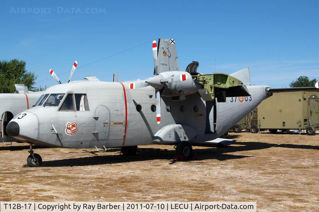 T12B-17, 1975 CASA C-212-100 Aviocar C/N A1-11-21, CASA 212-100 [21] Cuatro Vientos~EC 10/07/2011. Stored in the Museum.