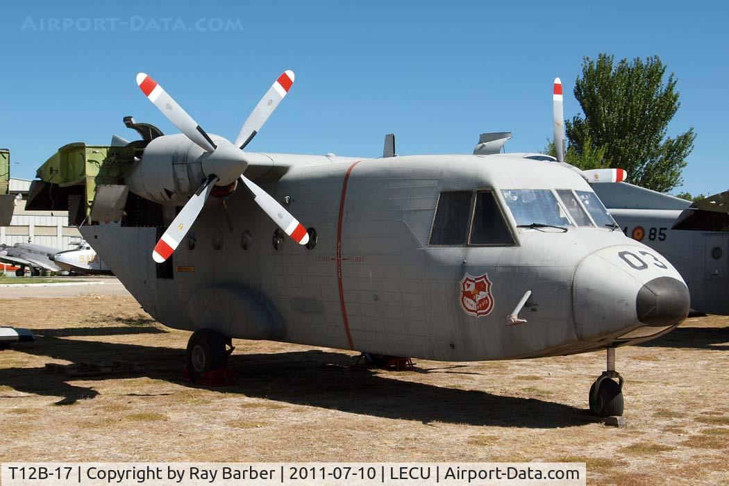 T12B-17, 1975 CASA C-212-100 Aviocar C/N A1-11-21, CASA 212-100 [21] Cuatro Vientos~EC 10/07/2011. Stored in the Museum
