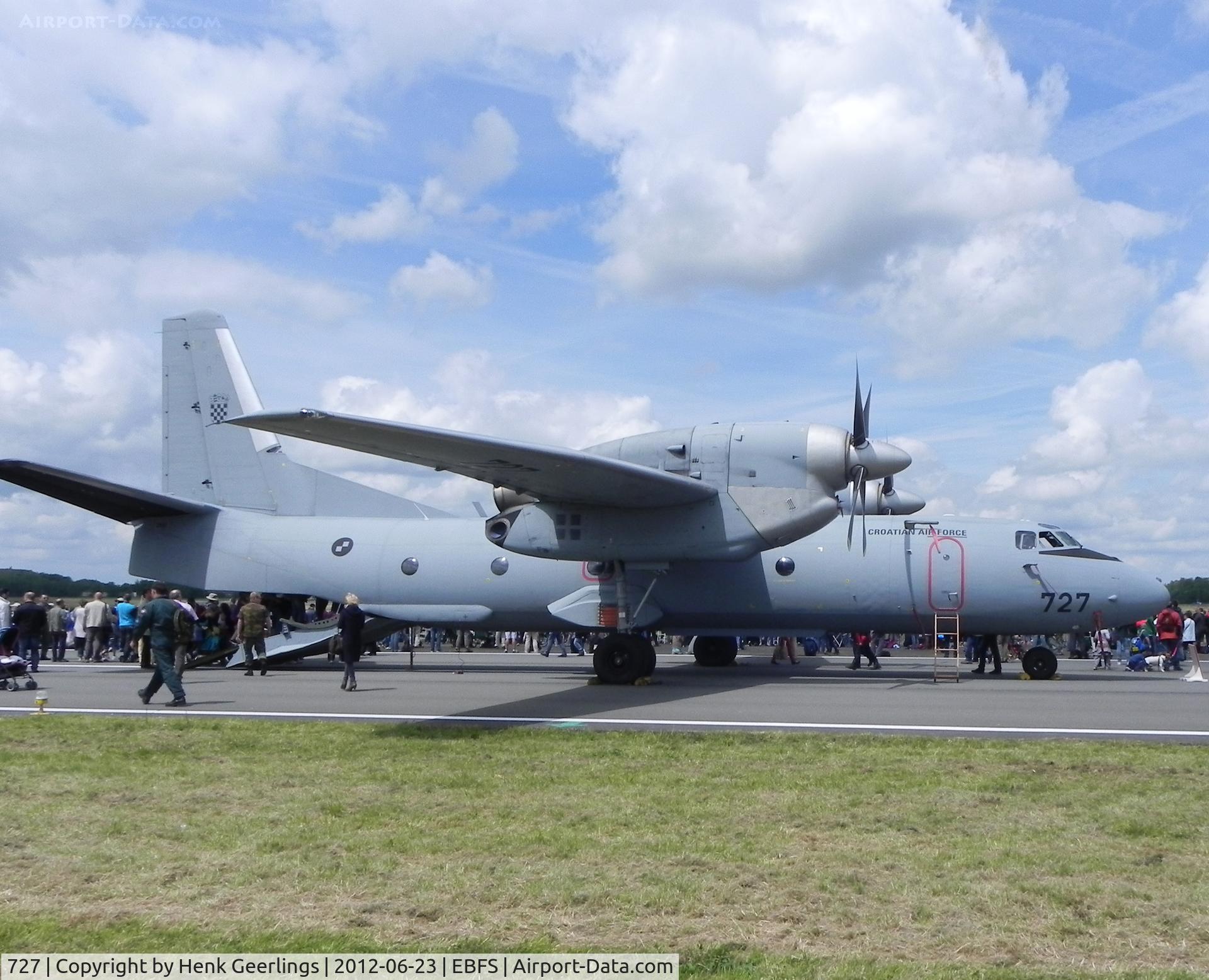 727, 1991 Antonov An-32B C/N 2810, Florennes Internatioal Airshow , June 2012 

Croation AF