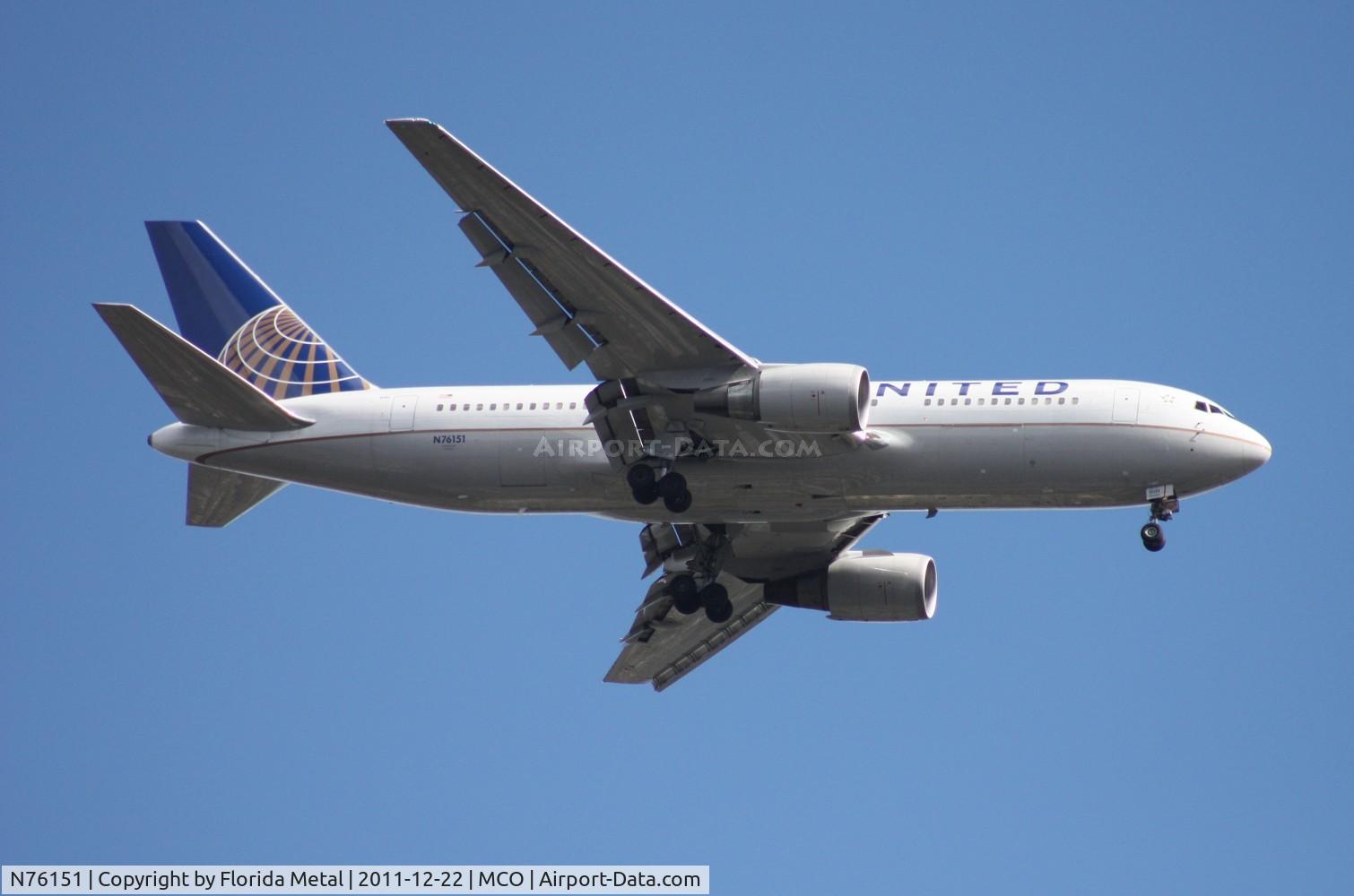 N76151, 2000 Boeing 767-224/ER C/N 30430, United 767-200