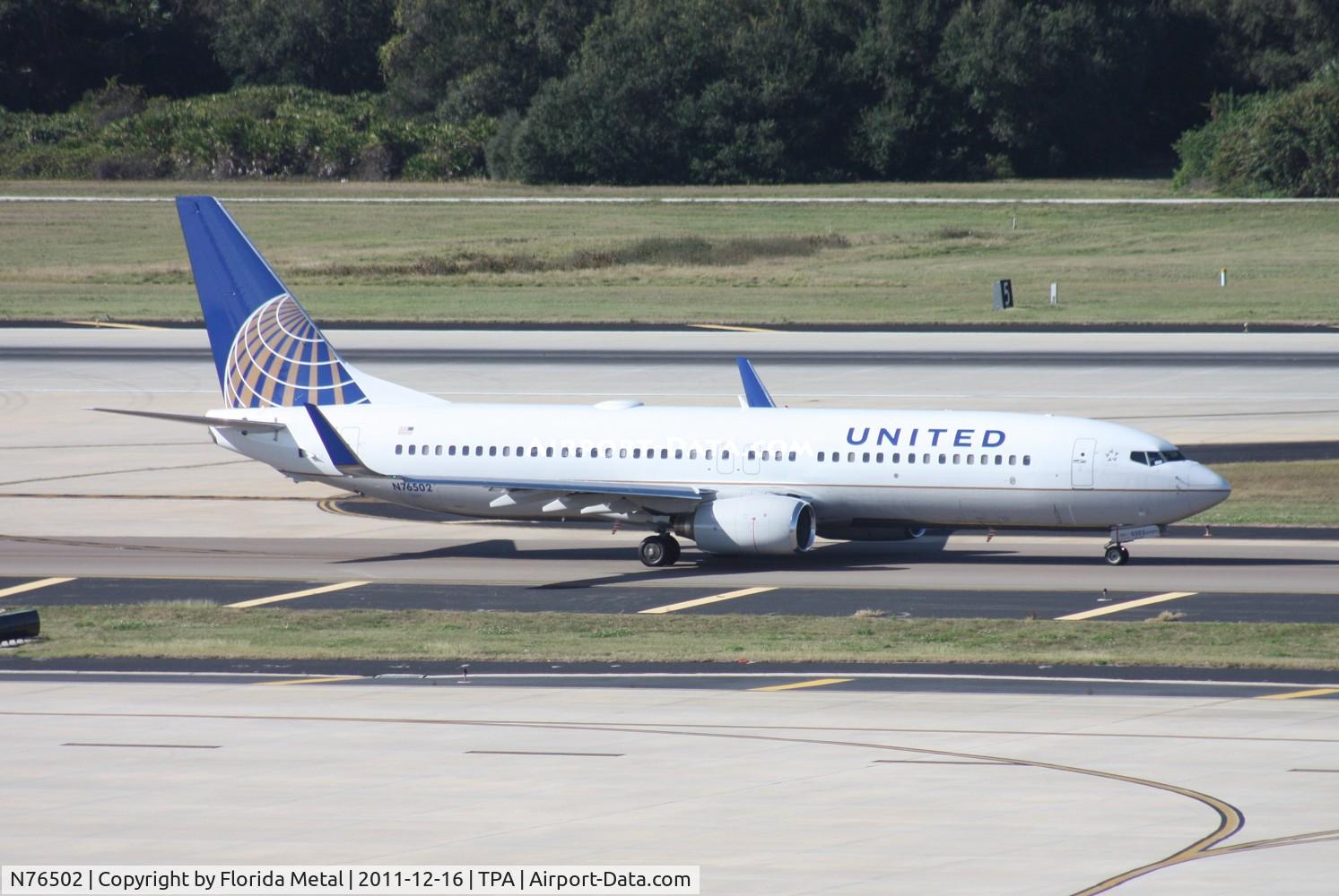 N76502, 2006 Boeing 737-824 C/N 31603, United 737-800