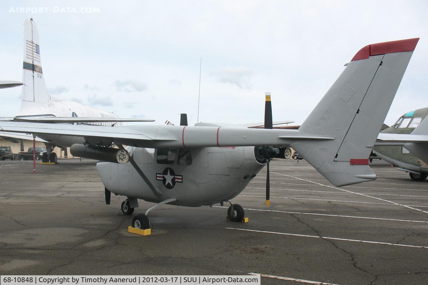 68-10848, Cessna O-2A-CE Super Skymaster Super Skymaster C/N 337M-0213, Cessna O-2A-CE, c/n: 337M-0213, Travis AFB
