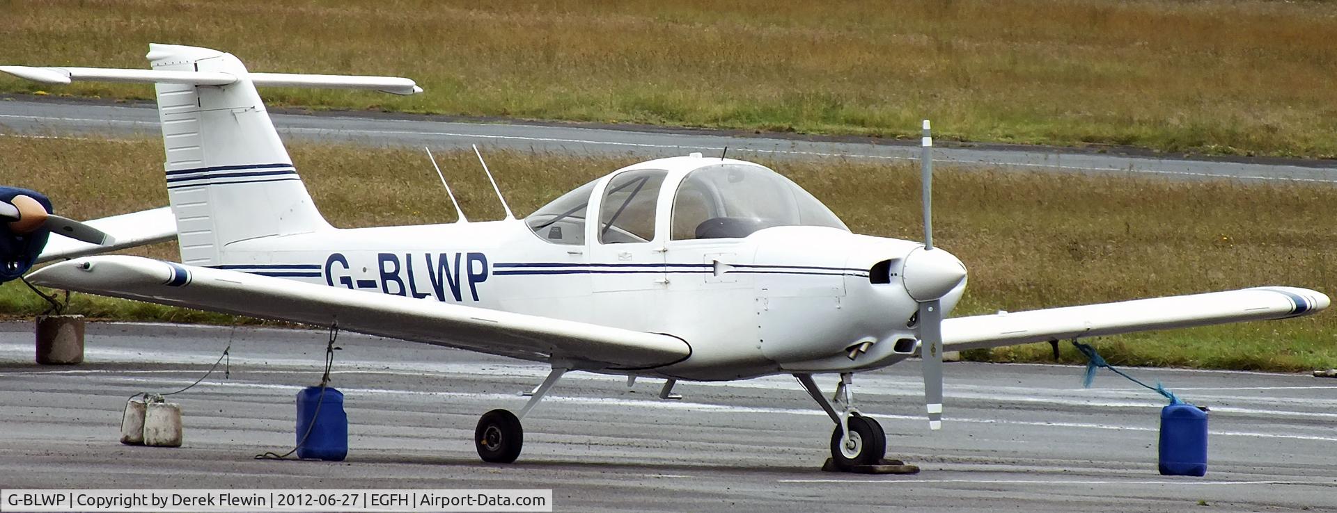 G-BLWP, 1978 Piper PA-38-112 Tomahawk Tomahawk C/N 38-78A0367, Cambrian Flying Club Tomahawk parked up.