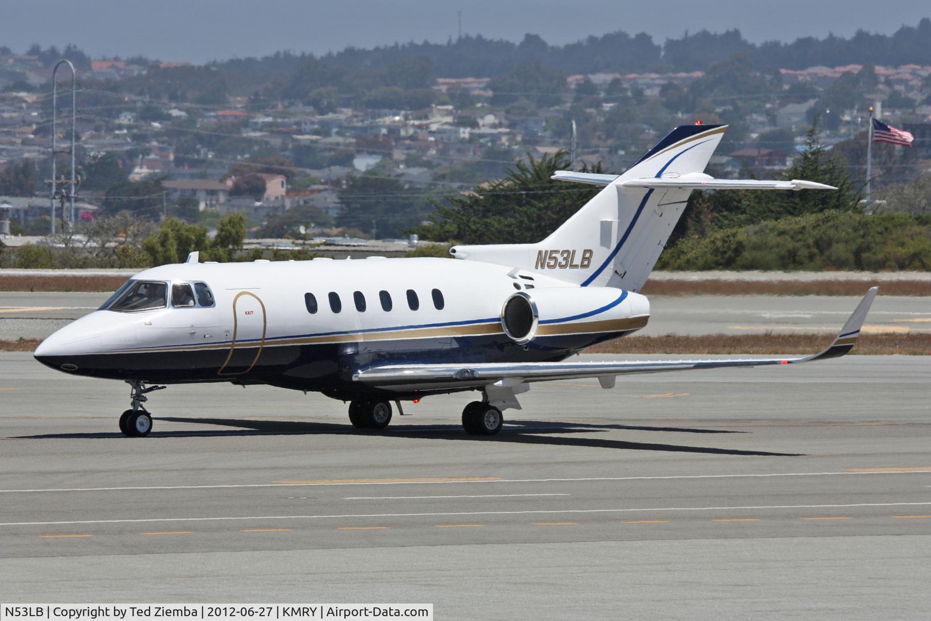 N53LB, 1997 Raytheon Hawker 800XP C/N 258332, N53LB at KMRY