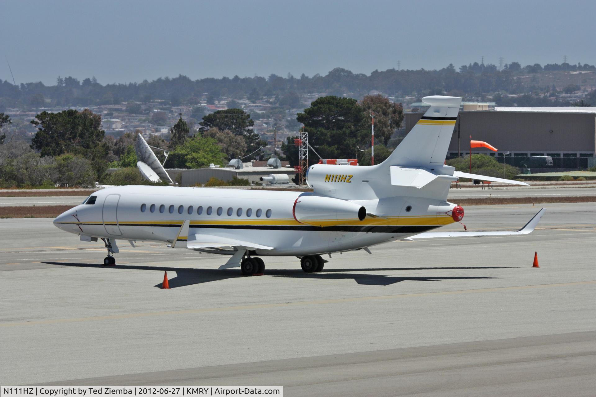 N111HZ, 2011 Dassault Falcon 7X C/N 137, N111HZ at KMRY.