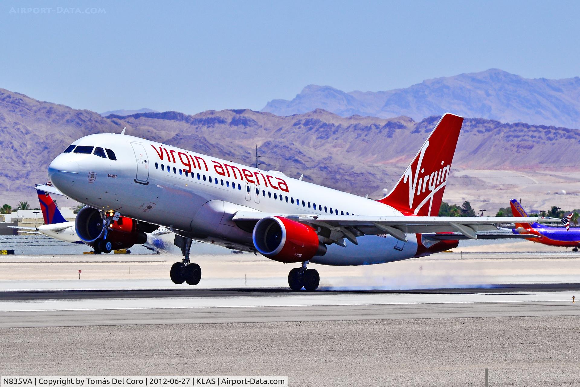 N835VA, 2010 Airbus A320-214 C/N 4448, N835VA Virgin America Airbus A320-214 C/N 4448 