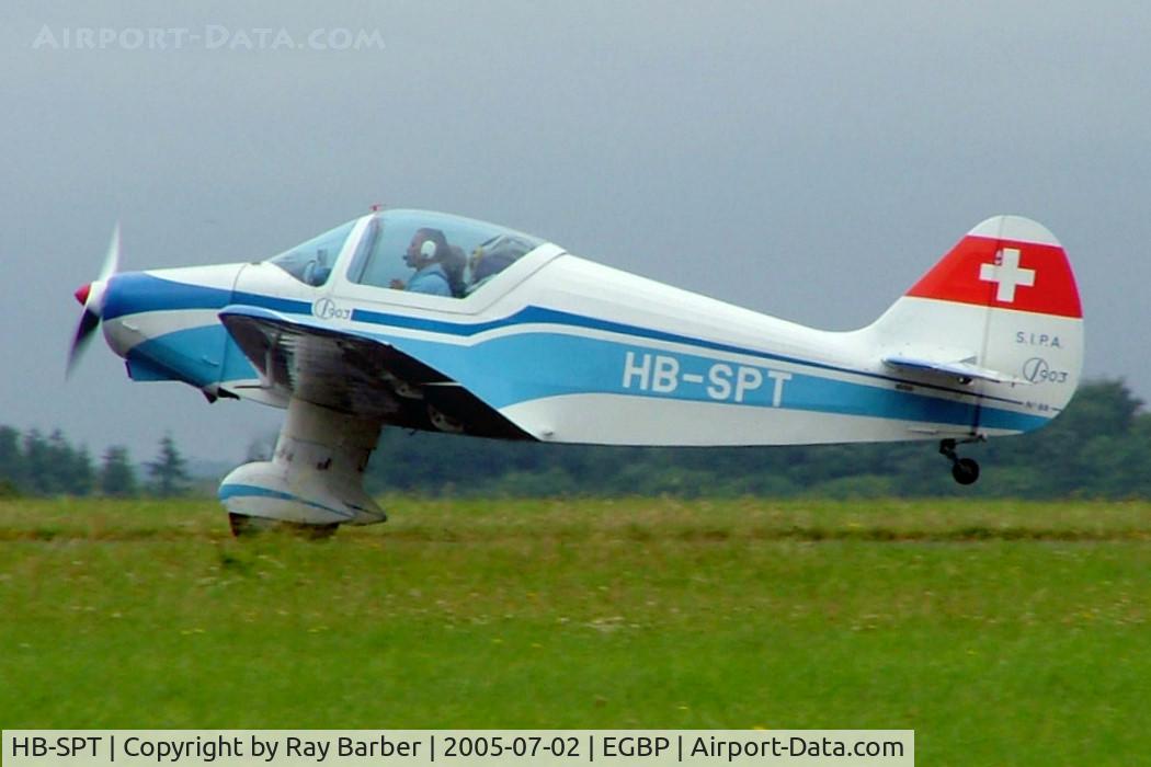 HB-SPT, SIPA 903 C/N 88, Sipa S.903 [88] Kemble~G 02/07/2005. Seen here at the Fly in.