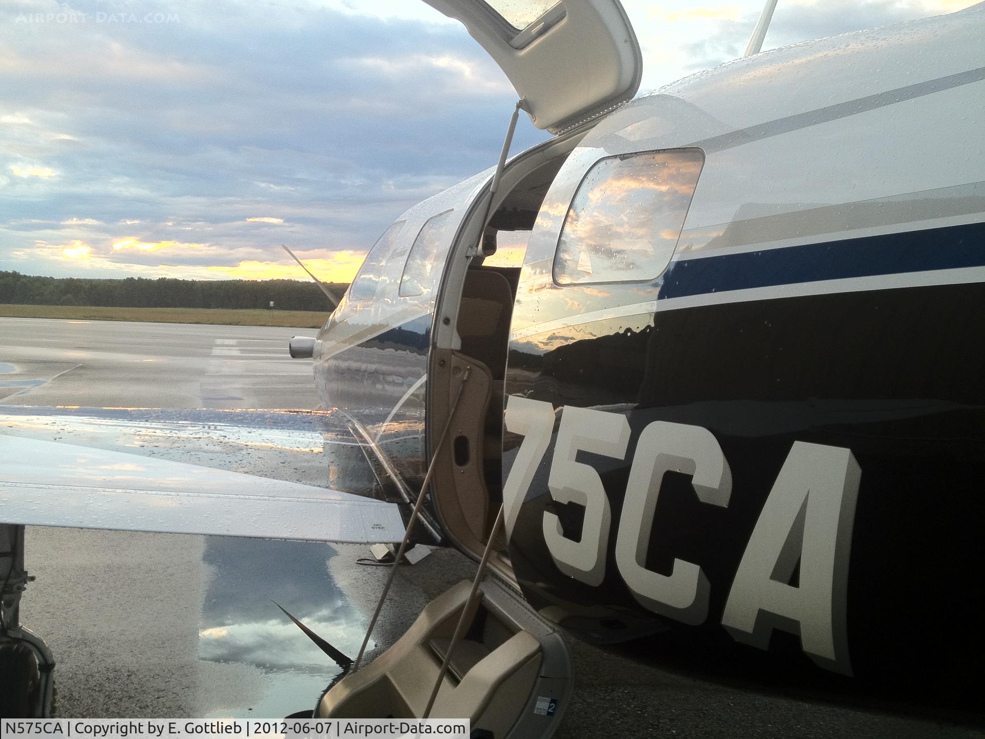 N575CA, Piper PA-46-500TP Malibu Meridian C/N 4697452, After an evening rain shower