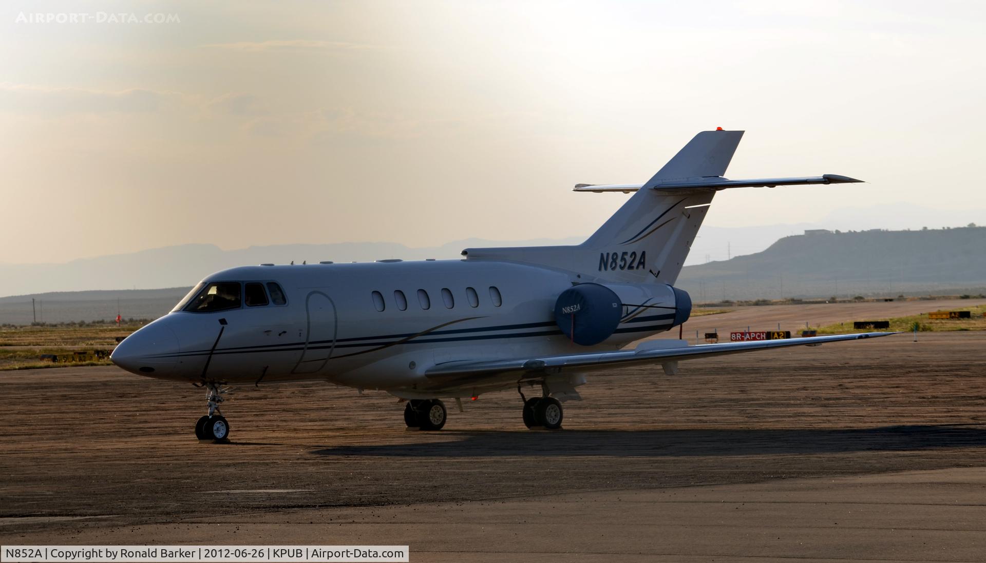 N852A, British Aerospace BAe.125 Series 800A C/N 258083, Pueblo
