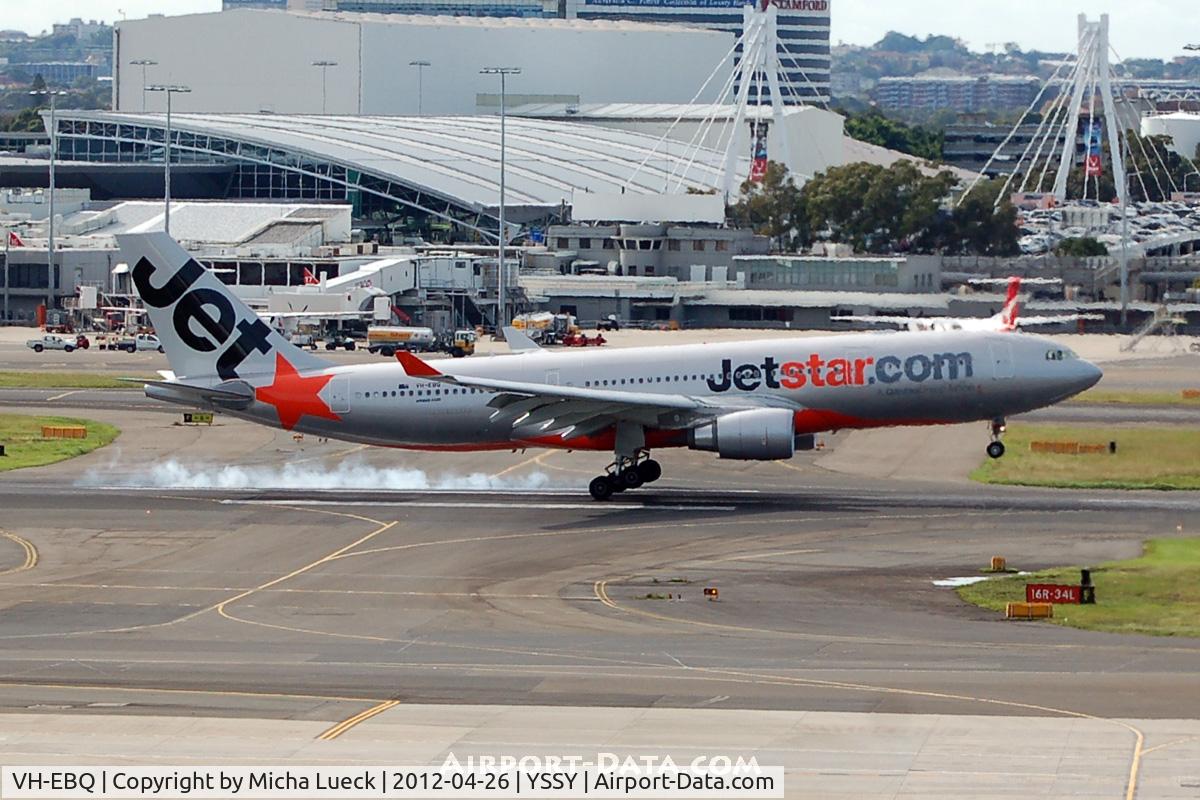 VH-EBQ, 2010 Airbus A330-202 C/N 1198, At Sydney