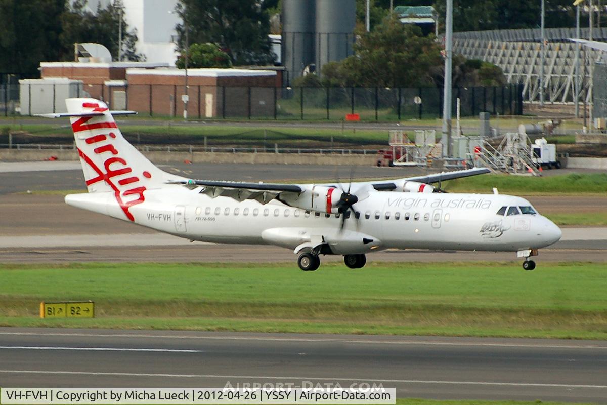 VH-FVH, ATR 72-212A C/N 954, At Sydney
