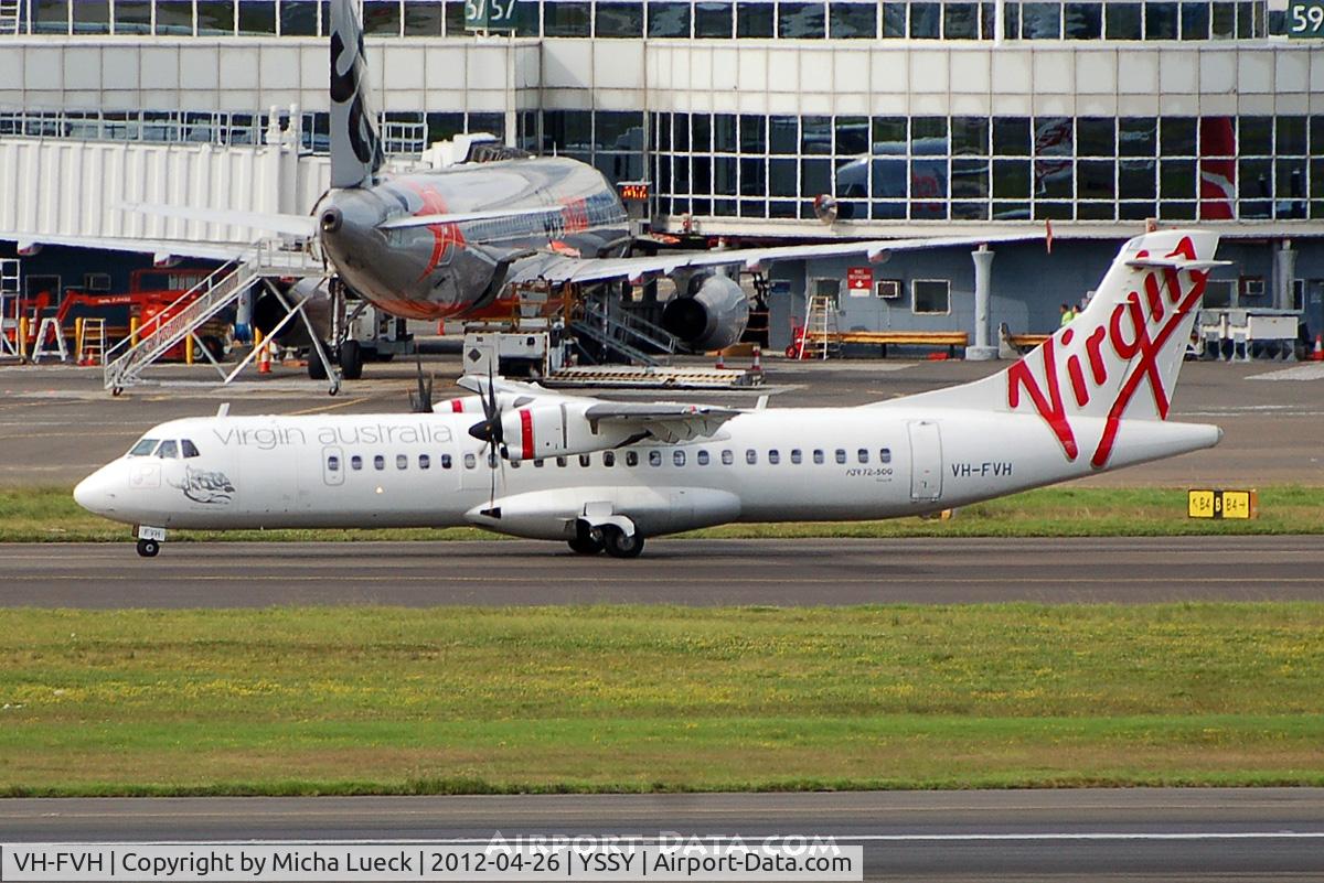 VH-FVH, ATR 72-212A C/N 954, At Sydney