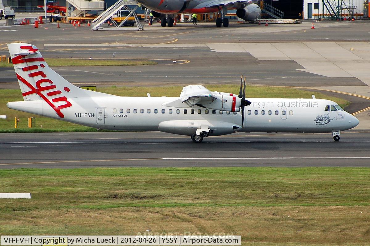 VH-FVH, ATR 72-212A C/N 954, At Sydney