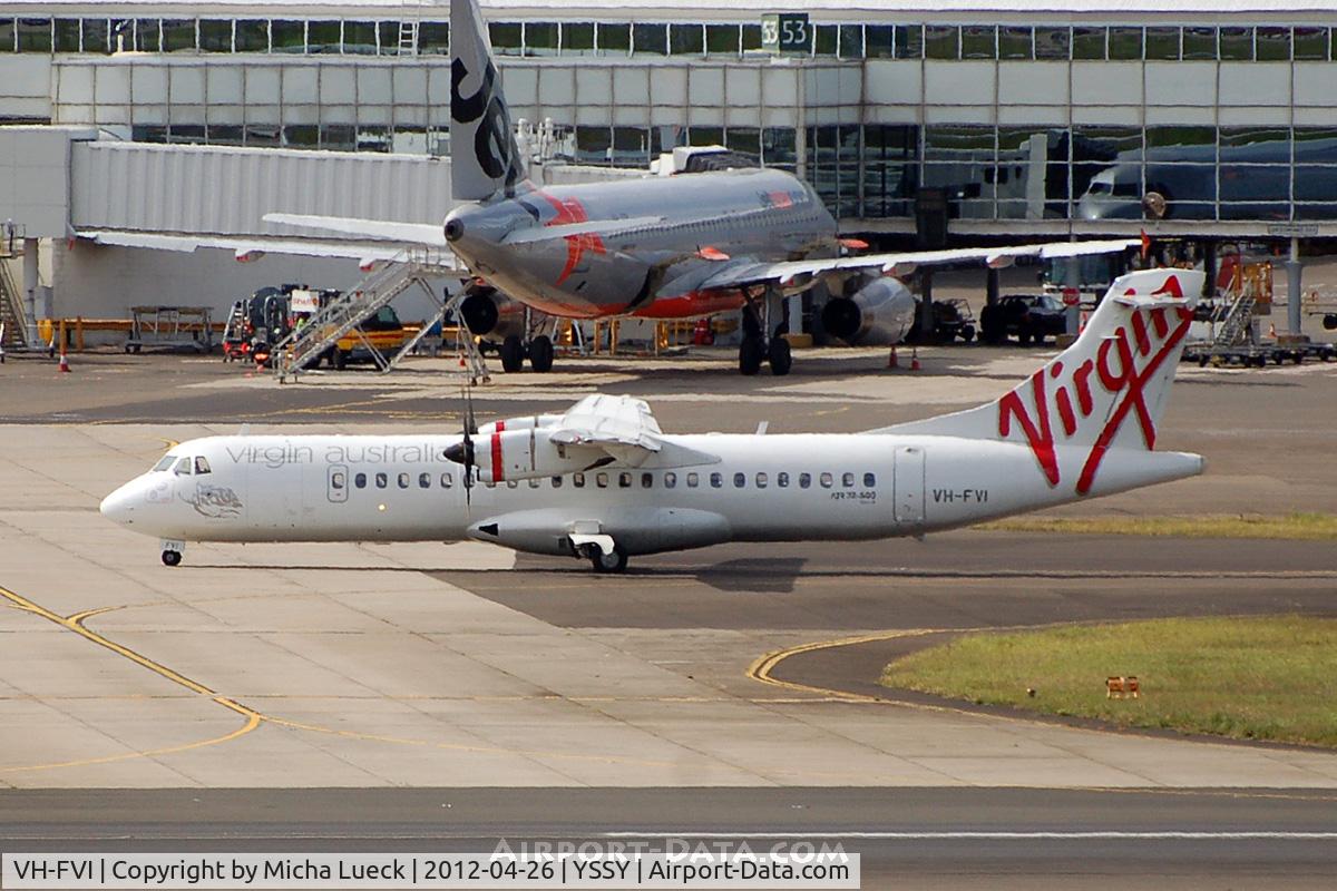 VH-FVI, 2011 ATR 72-212A C/N 955, At Sydney