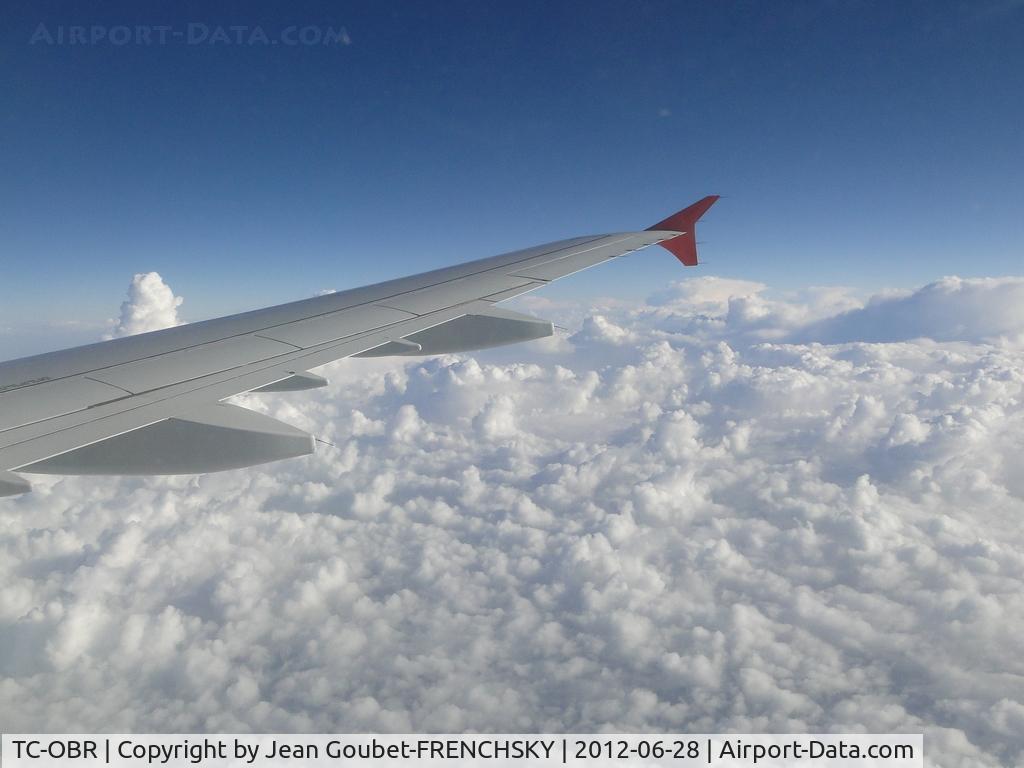 TC-OBR, 1999 Airbus A321-131 C/N 1008, OHR1937 Bodrum/Brest/Toulouse, level 390