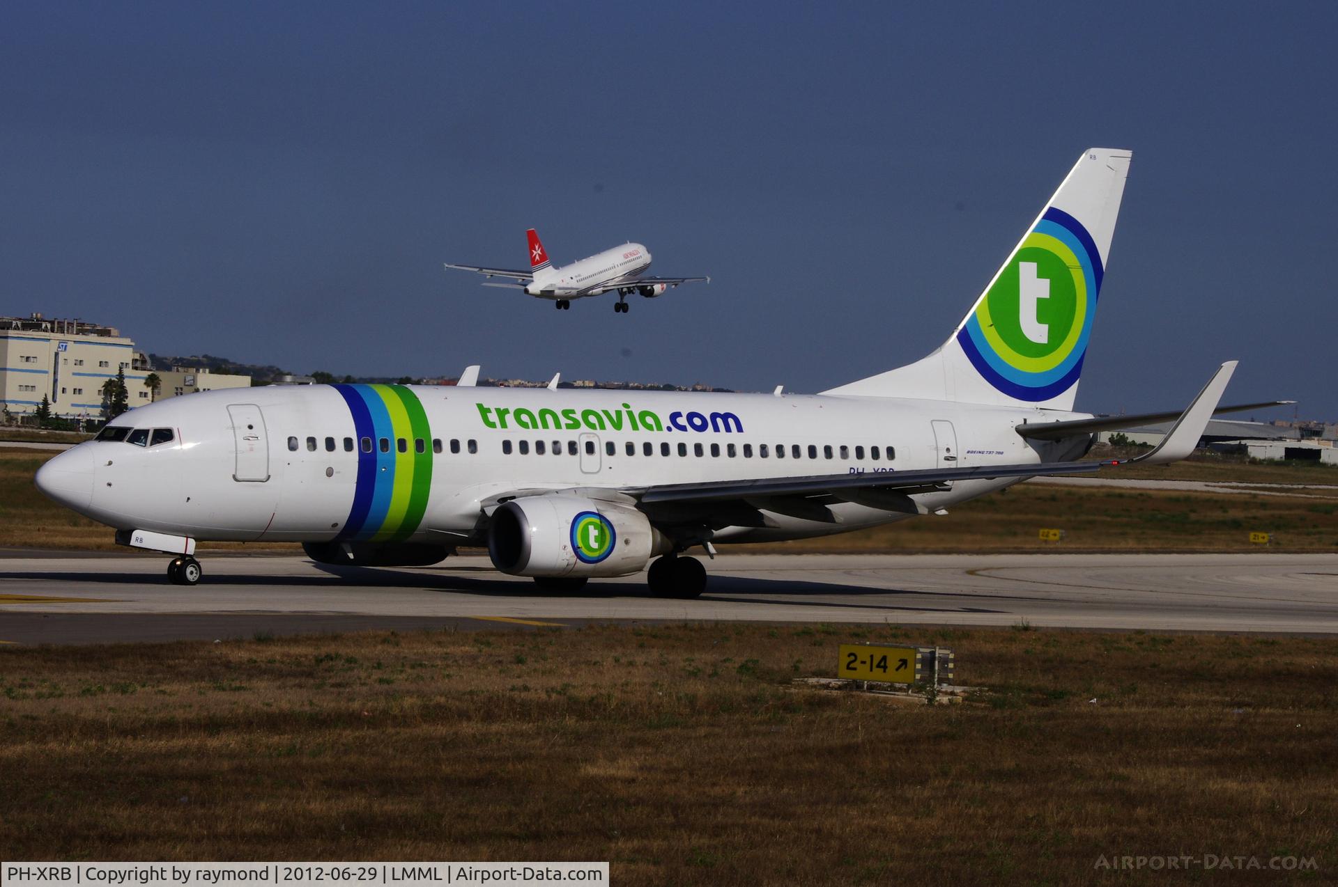 PH-XRB, 2003 Boeing 737-7K2 C/N 28256, B737-700 PH-XRB Transavia.com taxying out from thr main apron for departure.