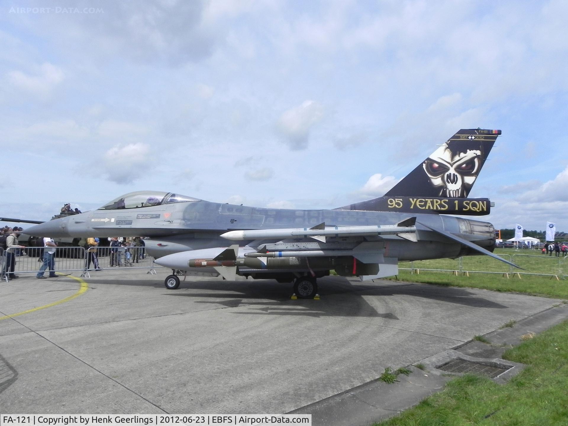 FA-121, SABCA F-16AM Fighting Falcon C/N 6H-121, Florennes Int'l Airshow , June 2012