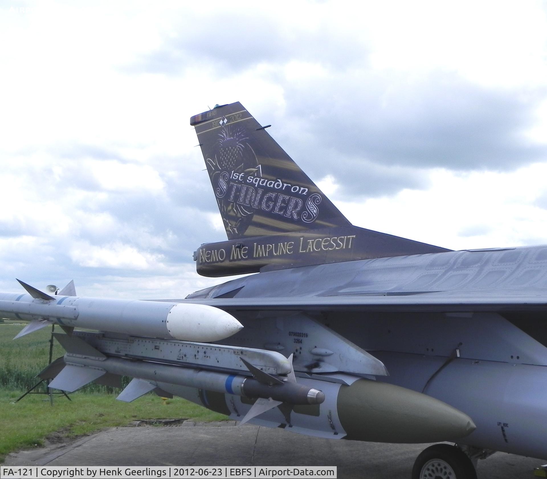 FA-121, SABCA F-16AM Fighting Falcon C/N 6H-121, Florennes Int'l Airshow , June 2012