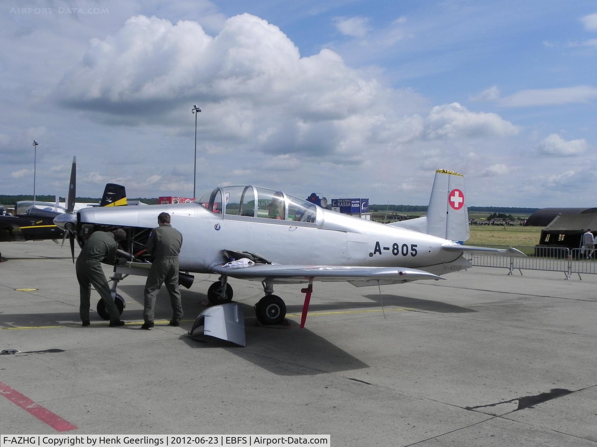 F-AZHG, 1956 Pilatus P3-03 C/N 322, Florennes Int'l Airshow , June 2012