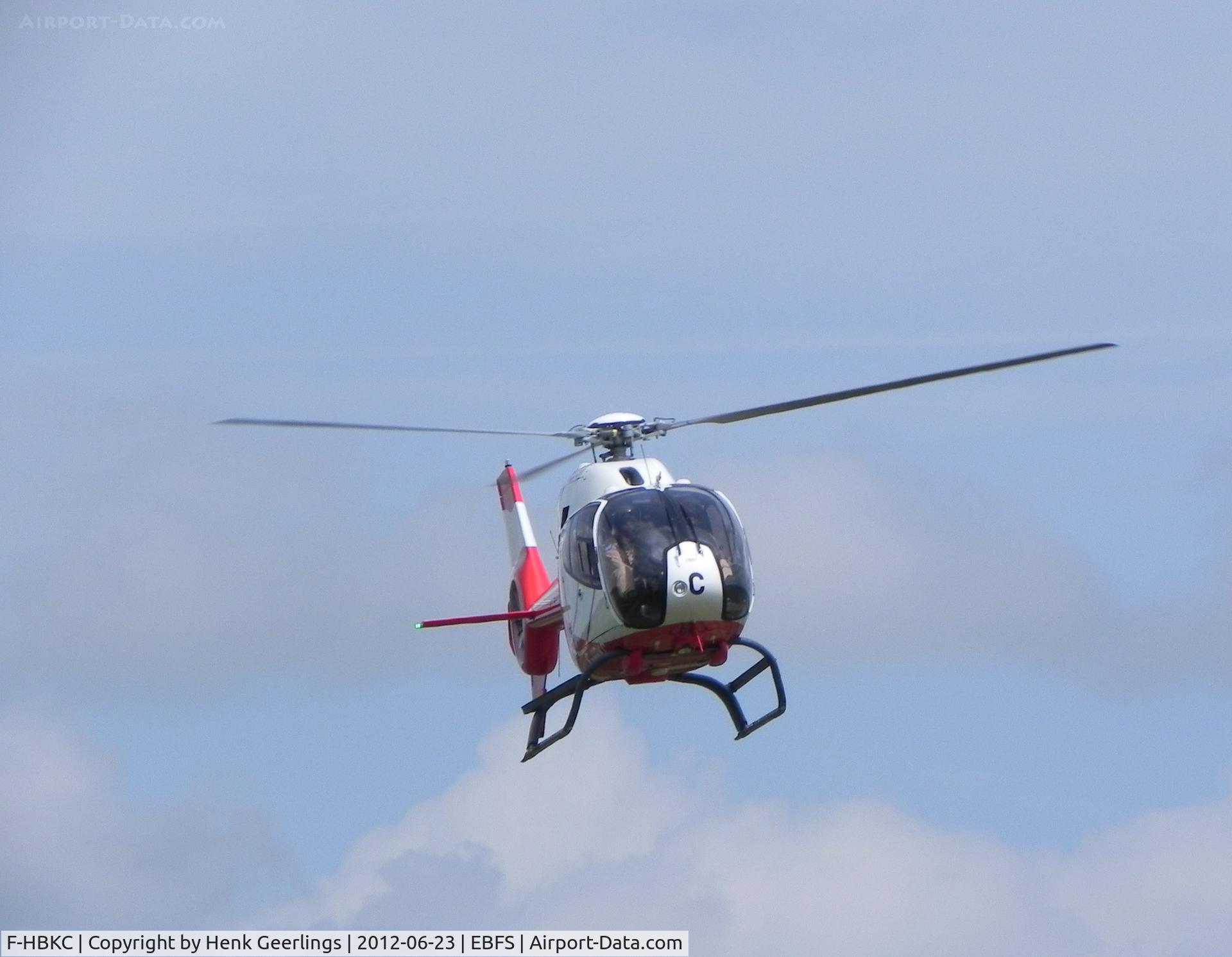 F-HBKC, 2009 Eurocopter EC-120B Colibri NHE C/N 1600, Florennes Int'l Airshow , June 2012