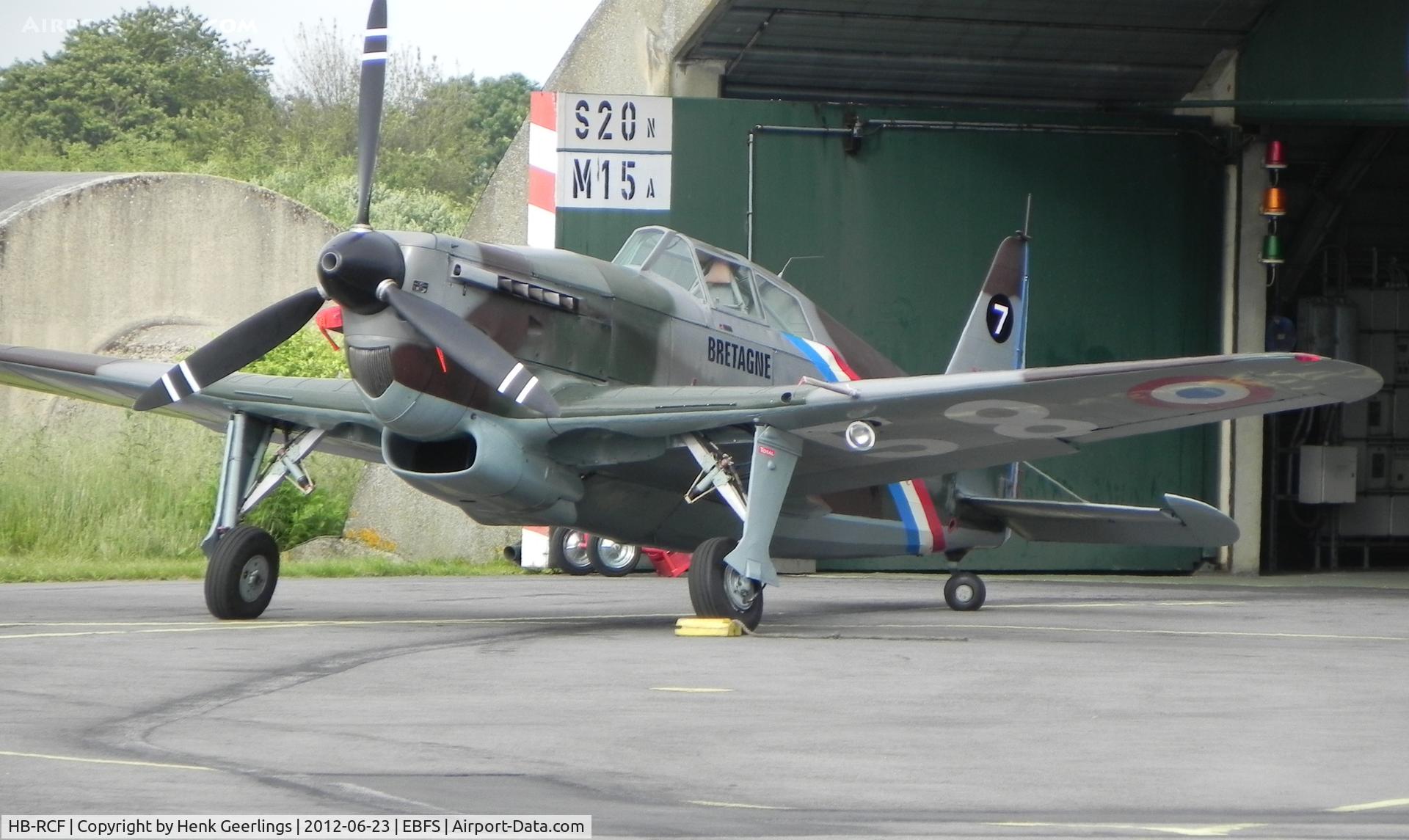 HB-RCF, 1942 Morane-Saulnier D-3801 (MS-412) C/N 194, Florennes Int'l Airshow , June 2012