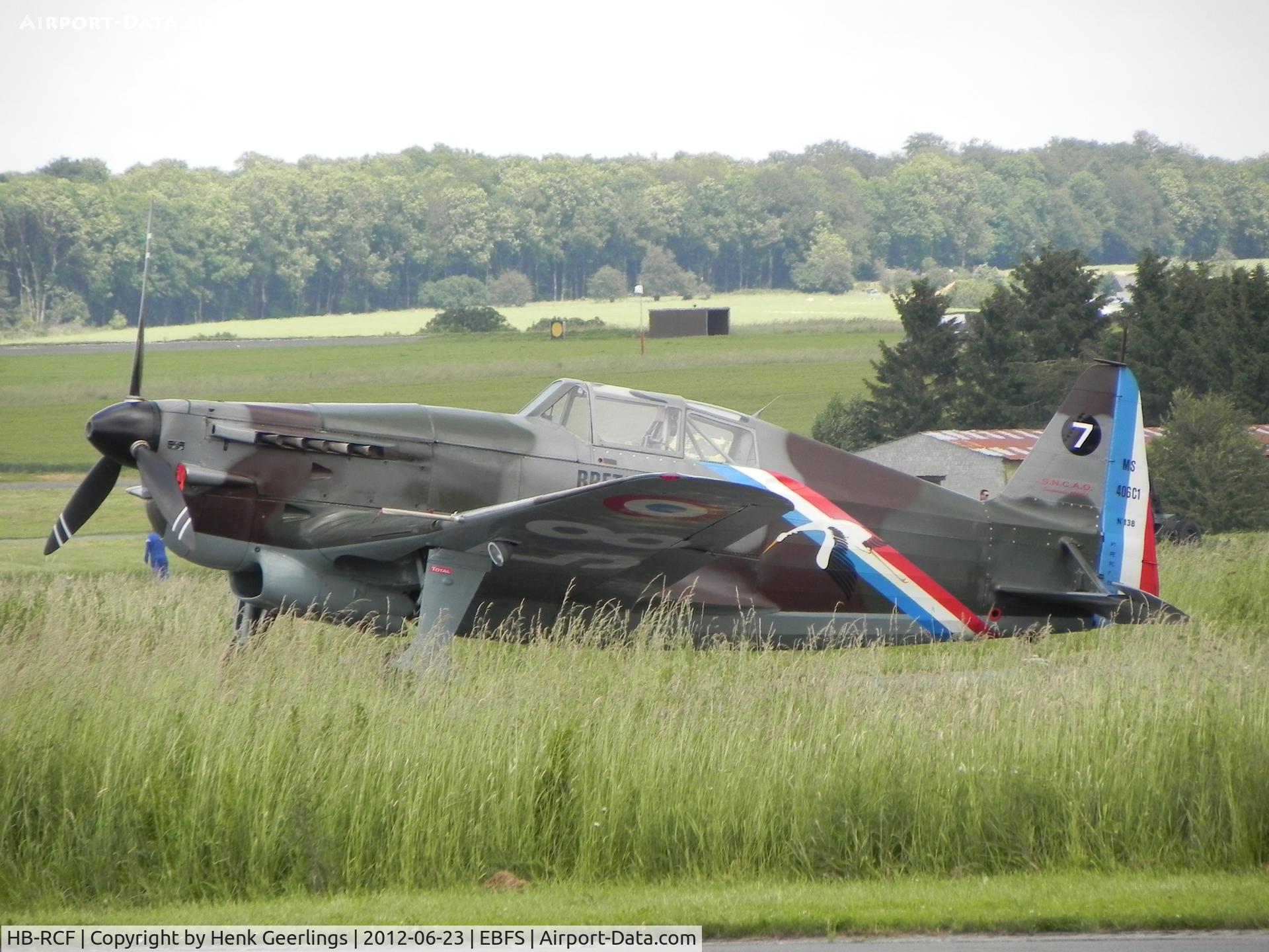 HB-RCF, 1942 Morane-Saulnier D-3801 (MS-412) C/N 194, Florennes Int'l Airshow , June 2012