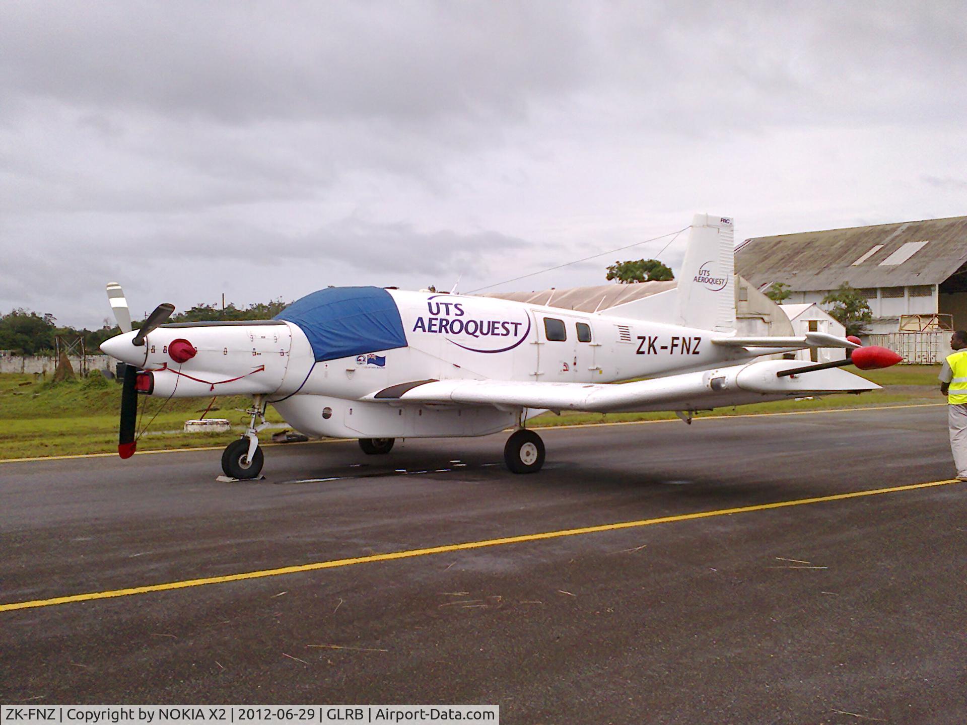 ZK-FNZ, Pacific Aerospace 750XL C/N 102, FLYING IN LEBERIA