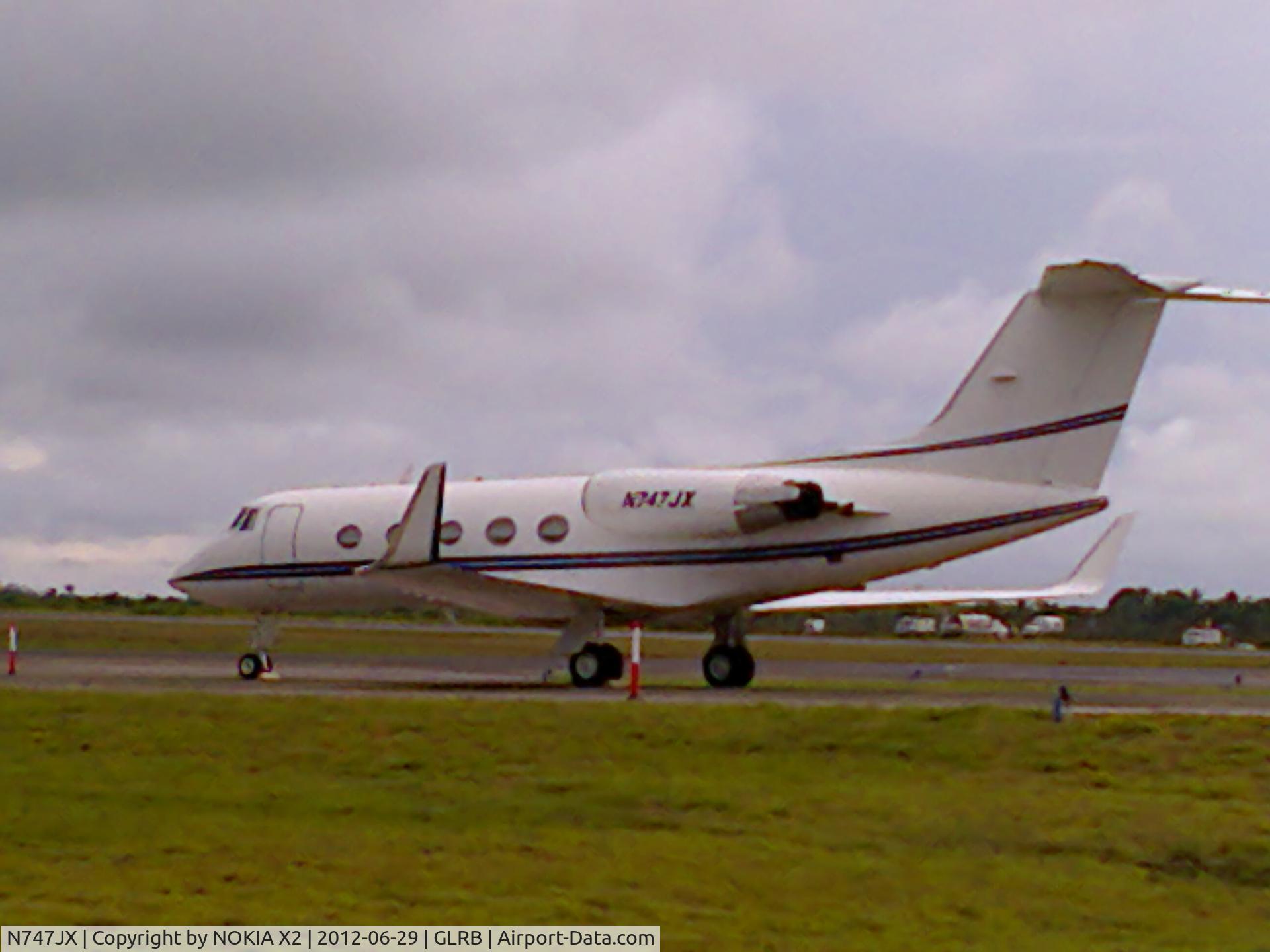 N747JX, 1968 Grumman G-1159 C/N 33, PARKED IN LIBERIA