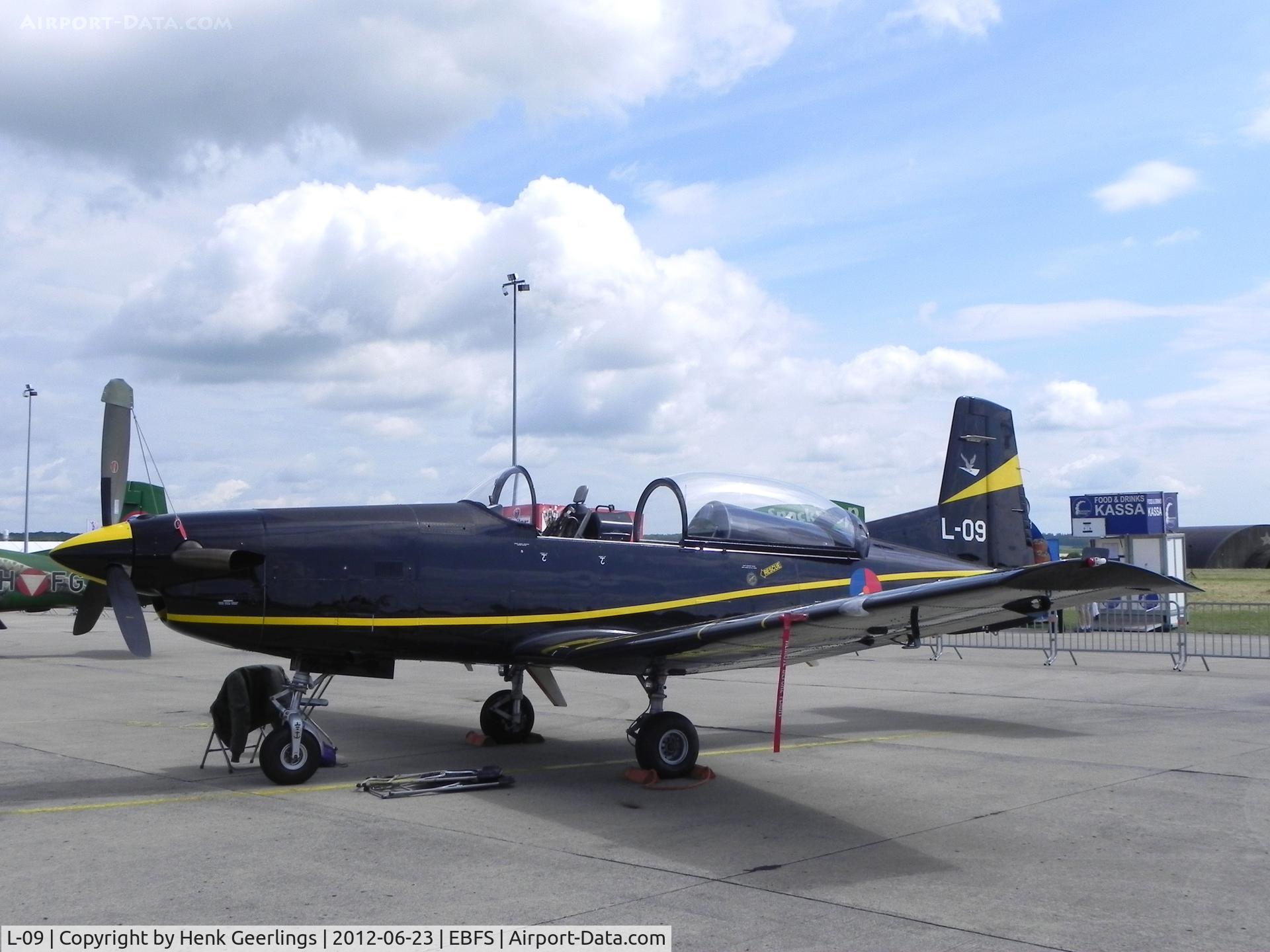 L-09, 1988 Pilatus PC-7 Turbo Trainer C/N 546, Florennes Int'l Airshow , June 2012 

RNLAF