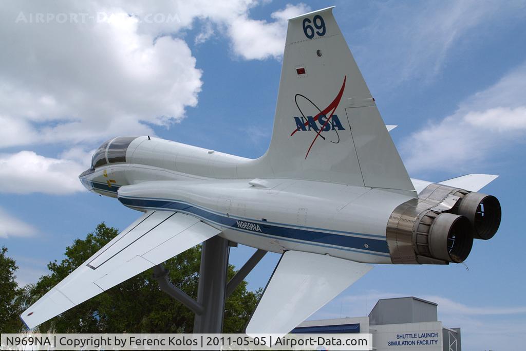 N969NA, Northrop T-38N C/N N5748, Kennedy Space Center visitors center.