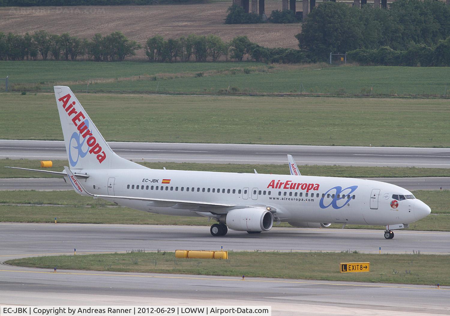EC-JBK, 2004 Boeing 737-85P C/N 33973, Air Europa Boeing 737