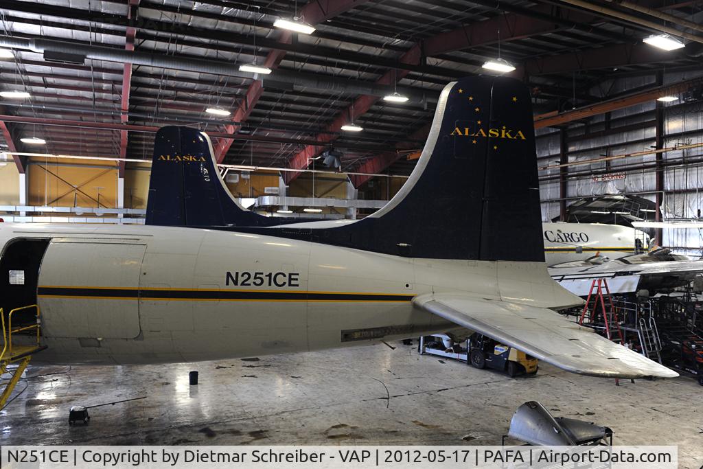 N251CE, 1953 Douglas C-118A Liftmaster (DC-6A) C/N 44612, Everts Air DC6