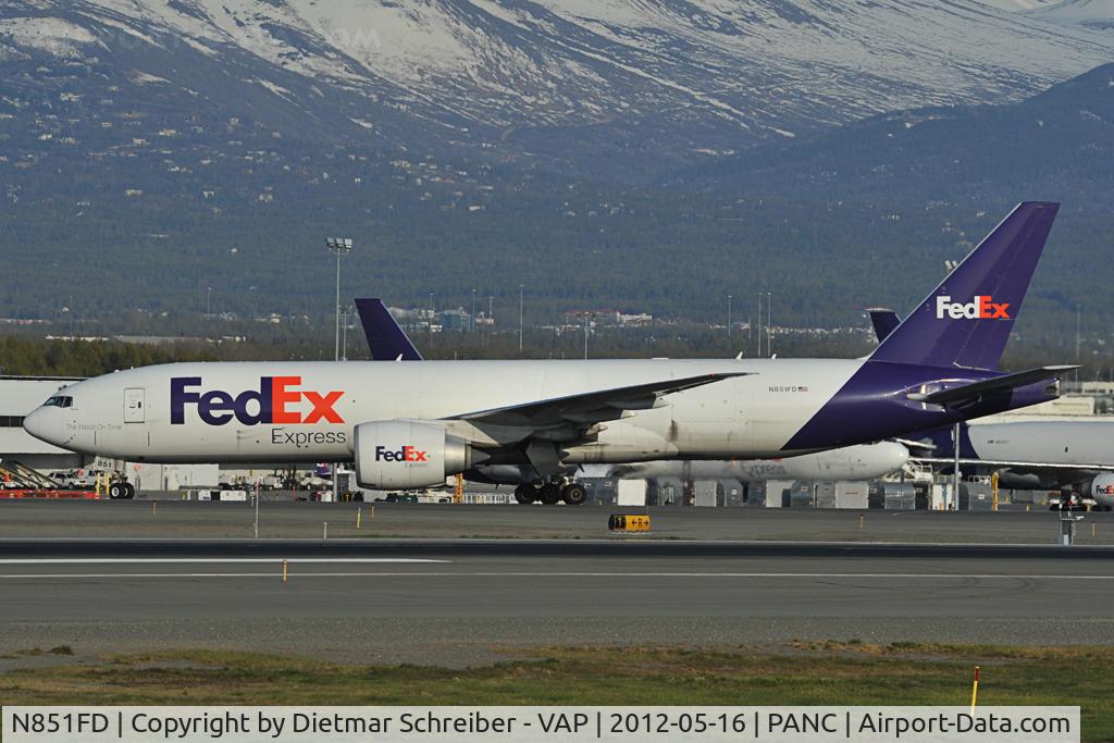 N851FD, 2009 Boeing 777-FS2 C/N 37722, Fedex Boeing 777-200