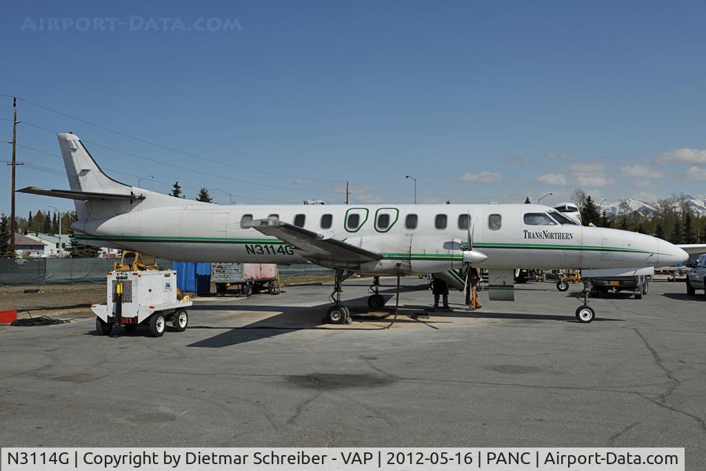 N3114G, 1984 Fairchild SA-227AC Metro III C/N AC-583, Trans Northern Metro