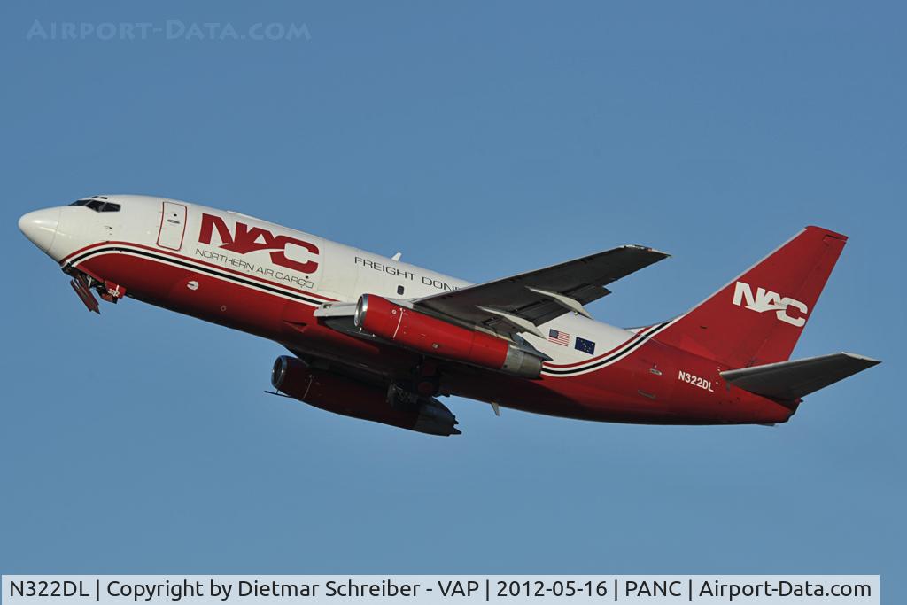 N322DL, 1984 Boeing 737-232 C/N 23094, Northern Air Cargo Boeing 737-200