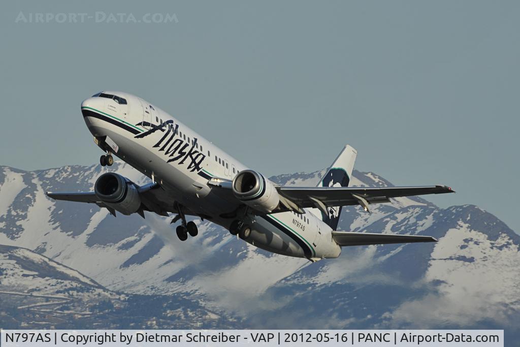 N797AS, 1998 Boeing 737-490 C/N 28892, Alaska Airlines Boeing 737-400