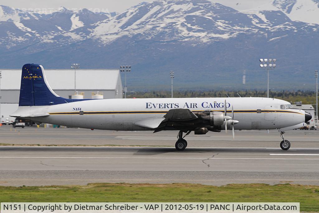 N151, 1958 Douglas DC-6B C/N 45496, Everts DC6