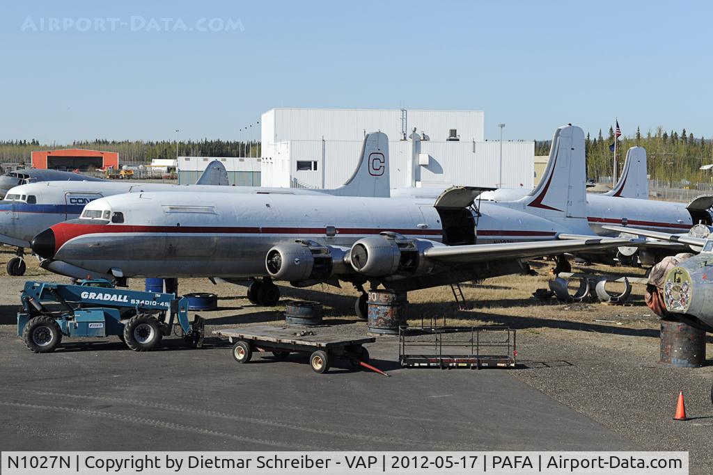 N1027N, 1952 Douglas VC-118A Liftmaster (DC-6A) C/N 43580, Northern Air Cargo DC6
