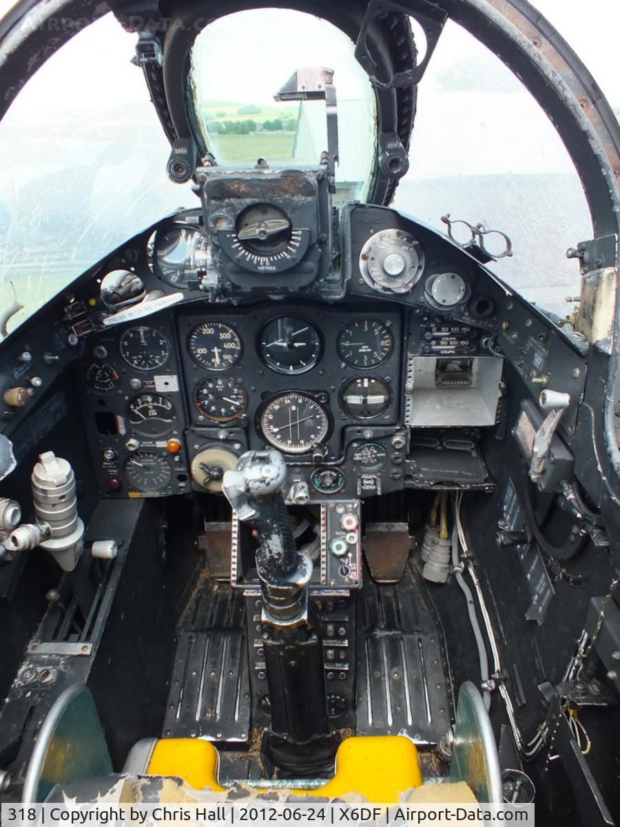 318, 1951 Dassault MD-454 Mystere IVA C/N 318, preserved at the Dumfries & Galloway Aviation Museum