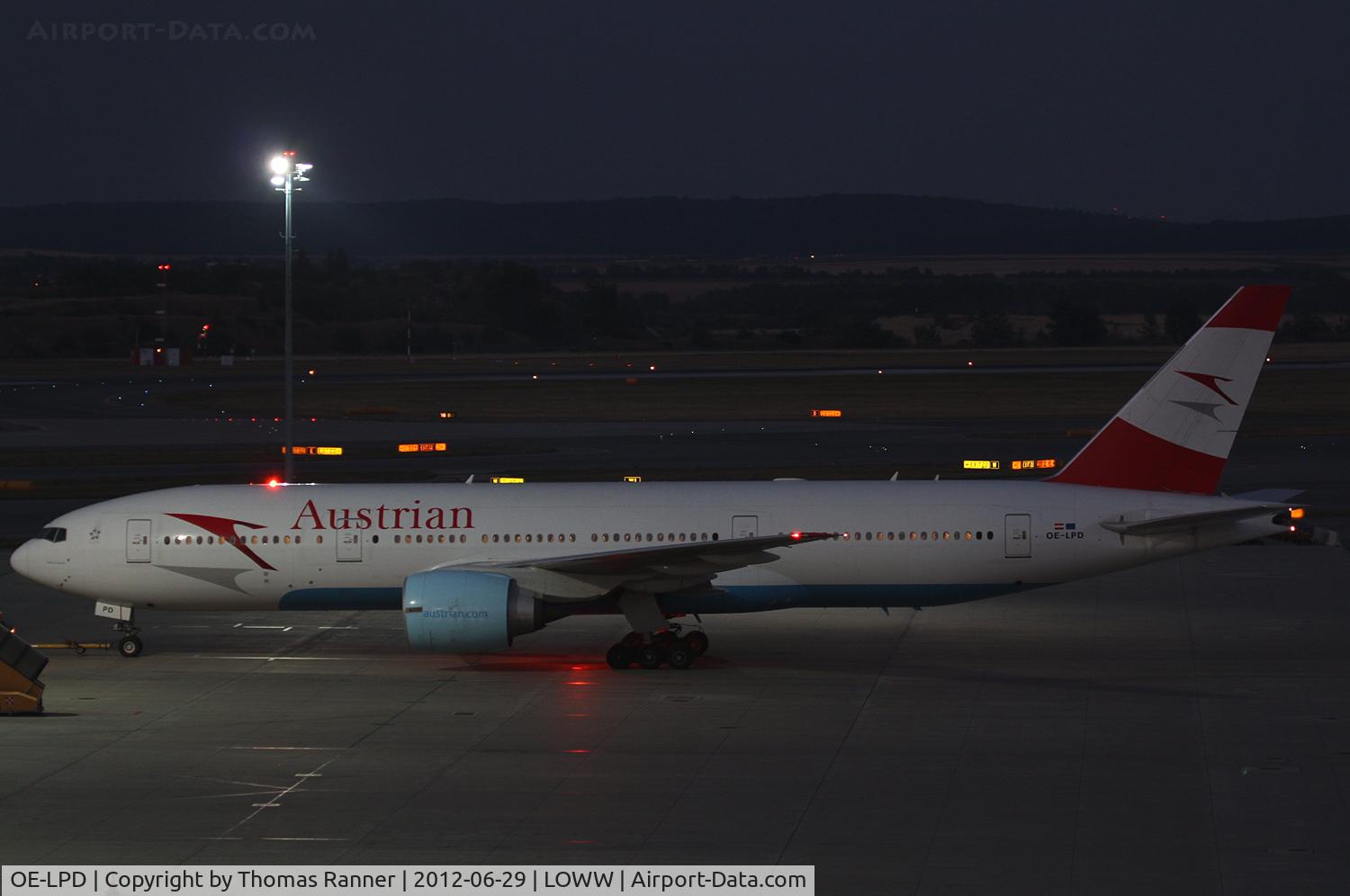 OE-LPD, 2006 Boeing 777-2Z9/ER C/N 35960, Austrian Airlines Boeing 777