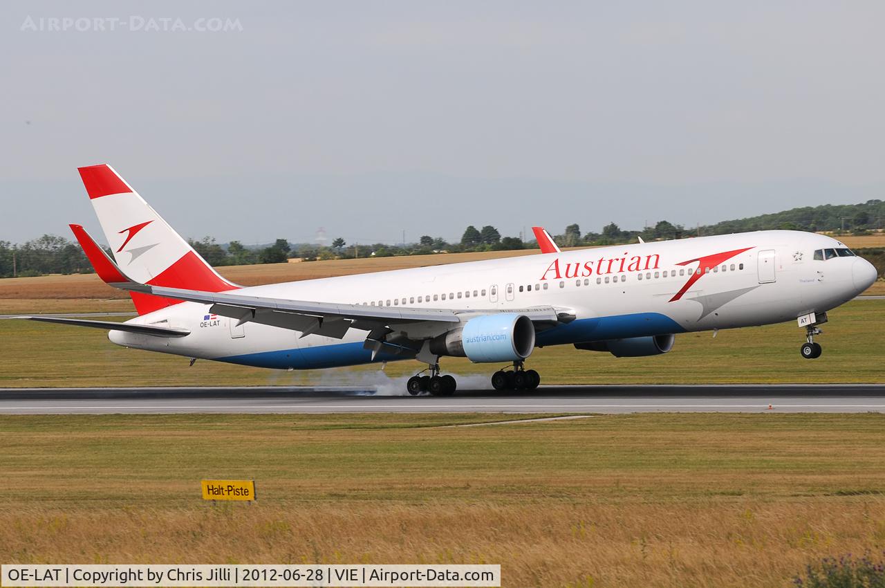 OE-LAT, 1991 Boeing 767-31A C/N 25273, Austrian Airlines
