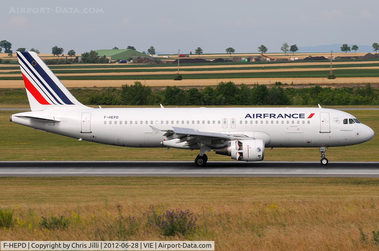 F-HEPD, 2010 Airbus A320-214 C/N 4295, Air France