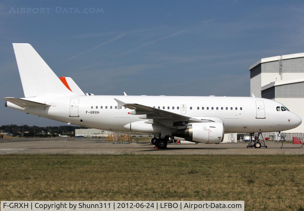 F-GRXH, 2004 Airbus A319-115LR C/N 2228, Ex. Air France 'dedicate' now in all white... Parked at Air France facility and second aircraft for Air Cote d'Ivoire...