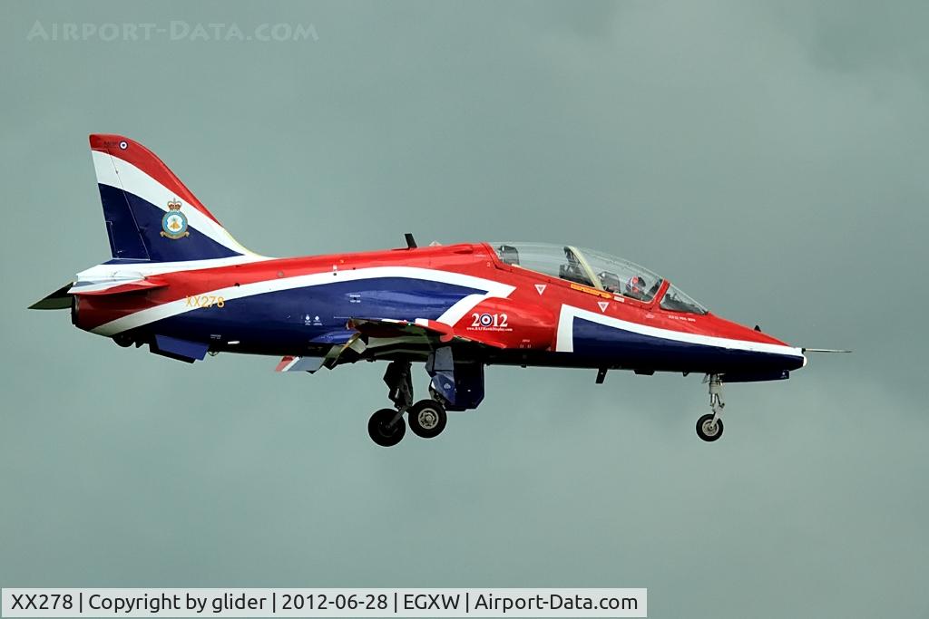 XX278, 1978 Hawker Siddeley Hawk T.1A C/N 103/312103, This years new paint job!