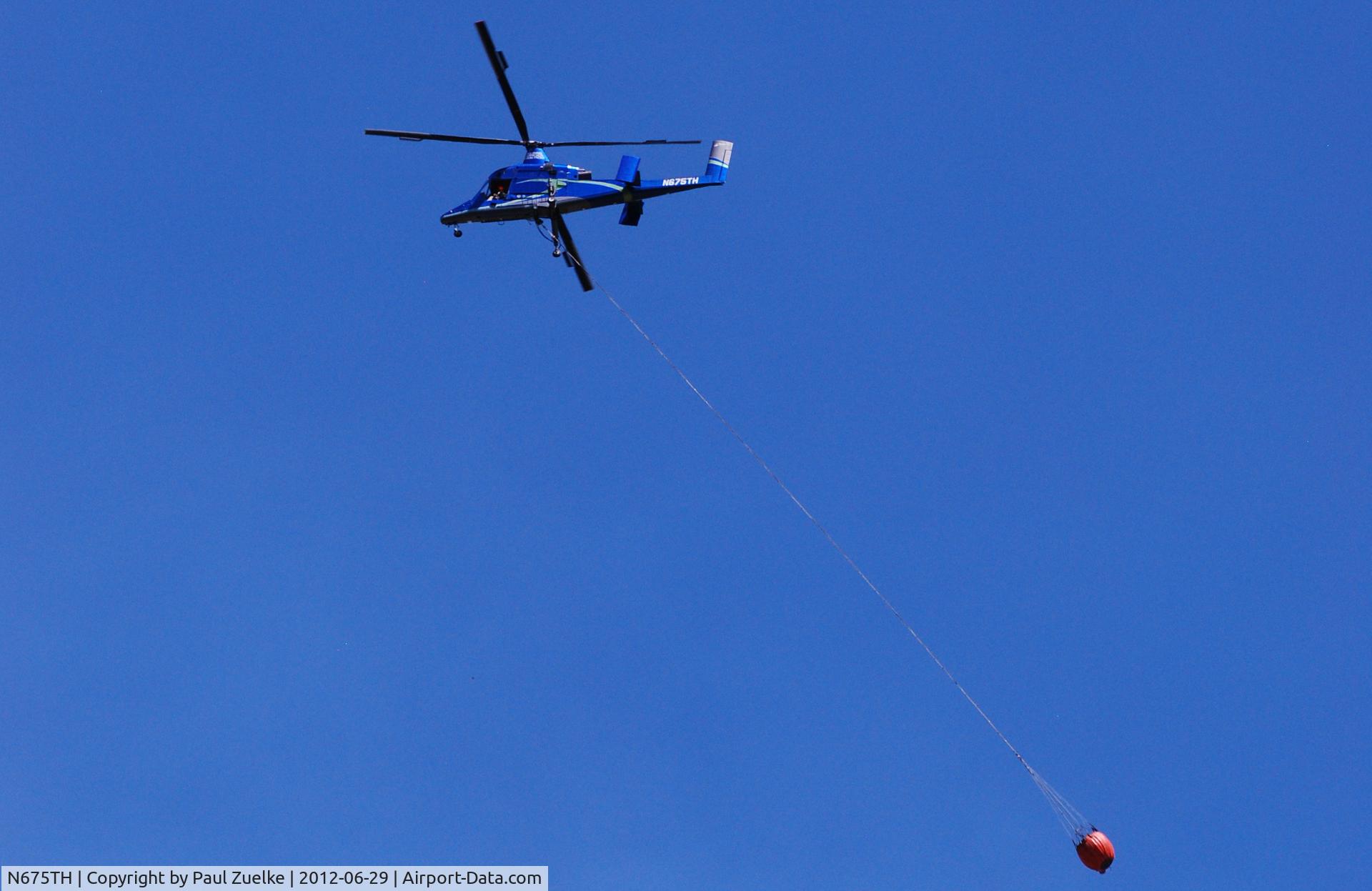 N675TH, 1998 Kaman K-1200 C/N A94-0025, Fighting Pony, MT fire June 29, 2012