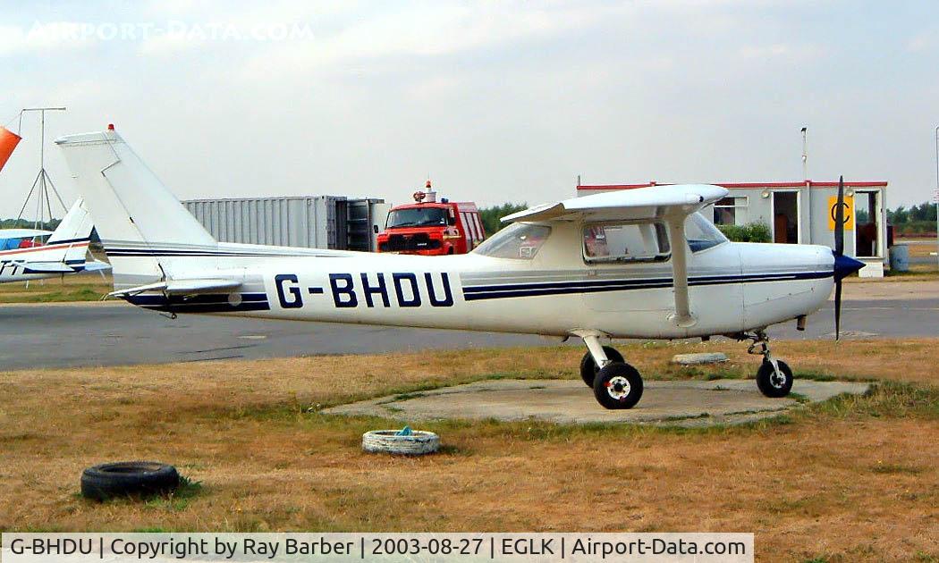 G-BHDU, 1979 Reims F152 C/N 1681, Seen here.
