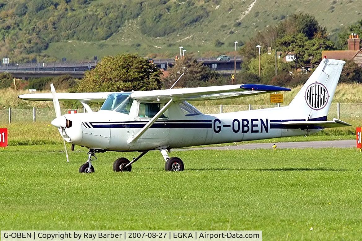 G-OBEN, 1978 Cessna 152 C/N 152-81856, Seen here at its home base of Shoreham~G.