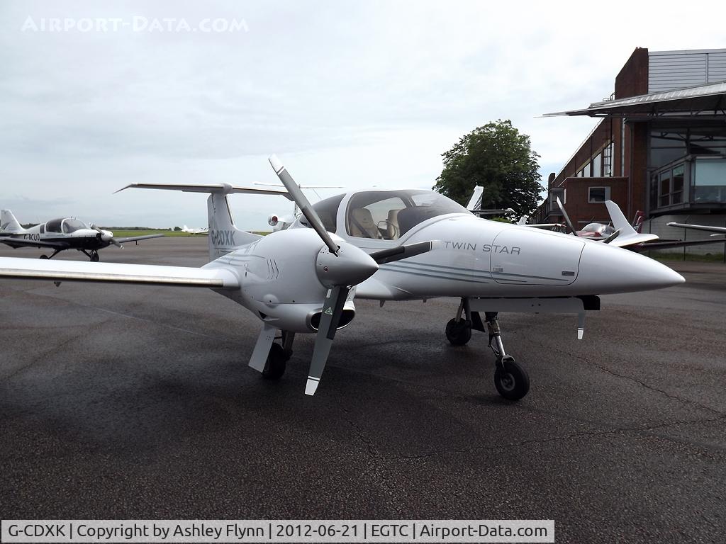 G-CDXK, 2006 Diamond DA-42 Twin Star C/N 42.136, At Cranfield.