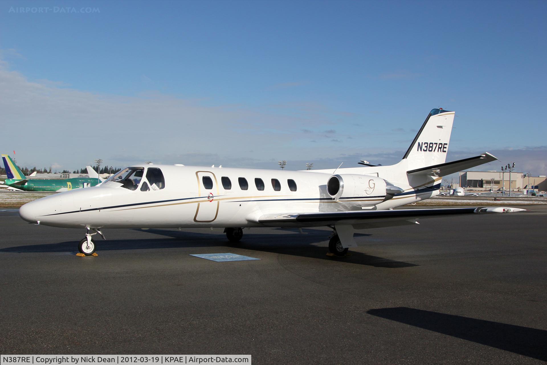 N387RE, Cessna 550 C/N 550-0575, KPAE/PAE